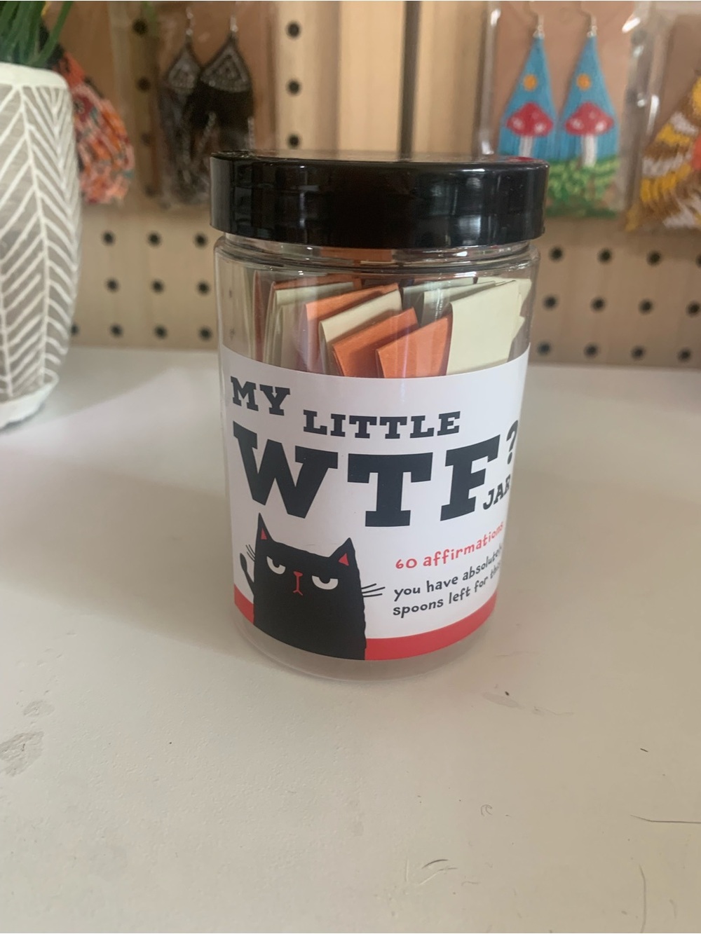 Amazon My Little WTF? Jar - Black with Red Accents